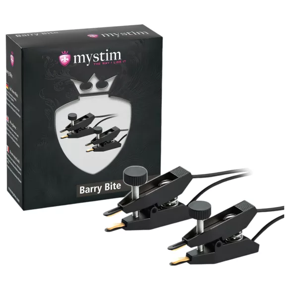 mystim Barry Bite - ηλεκτροδιεγερτικό κλιπ στήθους - σετ 2 τεμαχίων