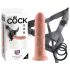 King Cock Strap-on 8 - Ζώνη με ομοίωμα πέους - φυσικό