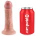 Βασιλικός Δονητής Strap-on 6 - προσδέσιμο dildo - φυσικό