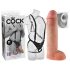 King Cock Strap-on 11 - Στράπ-ον με κοίλο δονητή και τιράντες (28εκ)