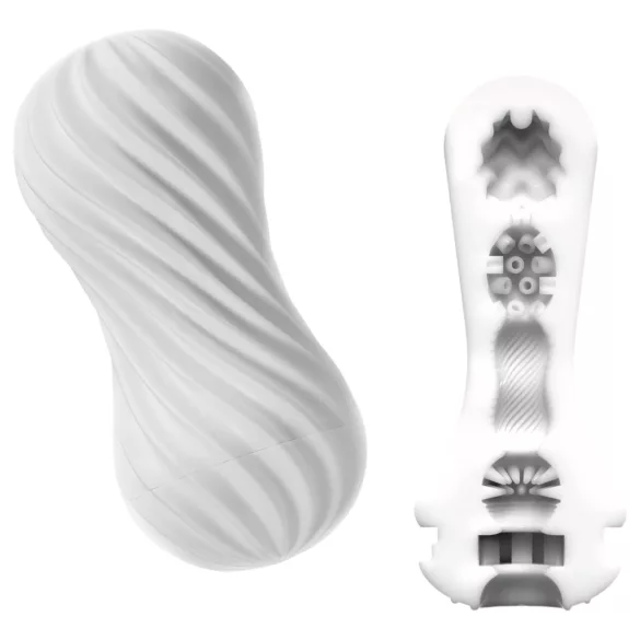 TENGA Flex - ανδρικός αυνανιστής - λευκό