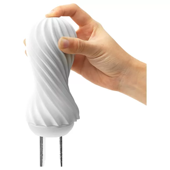 TENGA Flex - ανδρικός αυνανιστής - λευκό