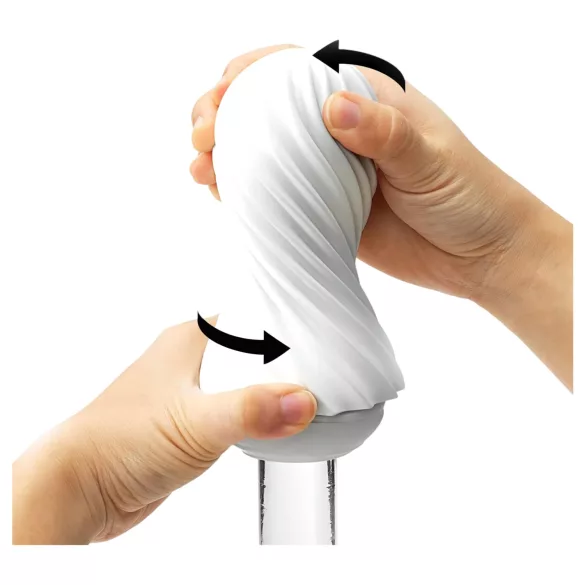 TENGA Flex - ανδρικός αυνανιστής - λευκό