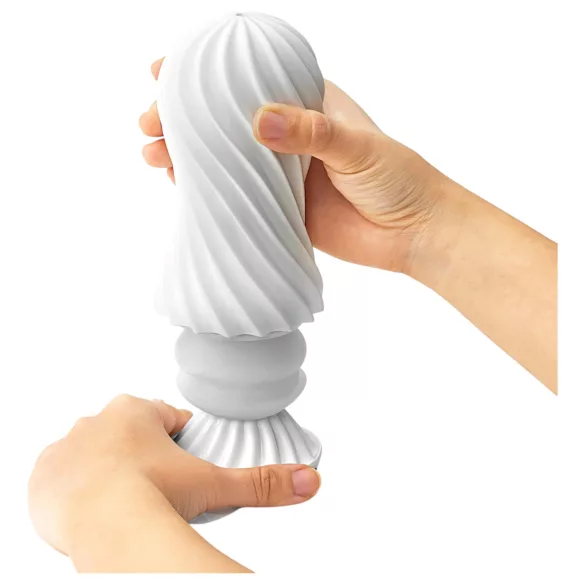 TENGA Flex - ανδρικός αυνανιστής - λευκό