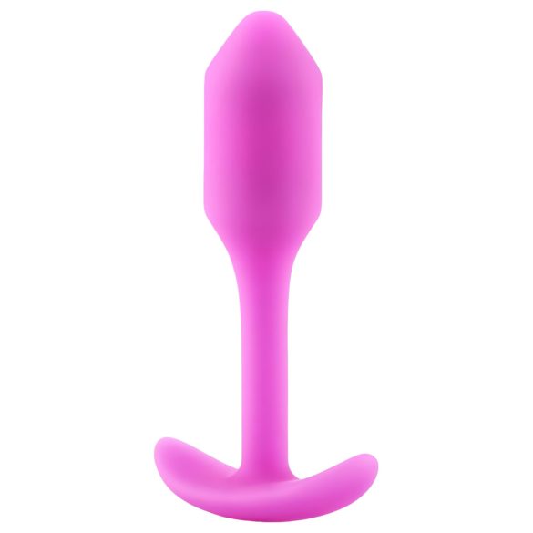 b-vibe - πρωκτικό βύσμα με εσωτερικό βάρος 55g - ροζ