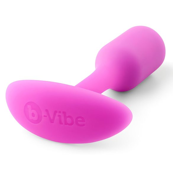 b-vibe - πρωκτικό βύσμα με εσωτερικό βάρος 55g - ροζ