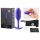 b-vibe Snug Plug 2 - Διπλό βάρος πρωκτικό plug (114g) - μωβ