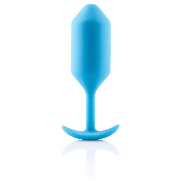 b-vibe - πρωκτική σφήνα με δύο μπάλες - 180g - μπλε