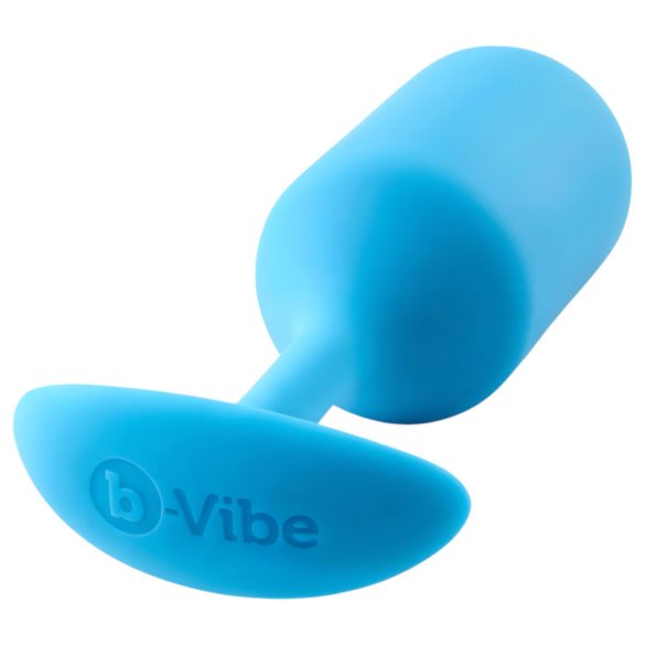 b-vibe - πρωκτική σφήνα με δύο μπάλες - 180g - μπλε
