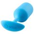 b-vibe Snug Plug 3 - Διπλό Μπλε Anal Plug (180γρ)