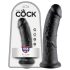 King Cock 8 δονητής (20 εκ) - μαύρο