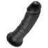 King Cock 8 δονητής (20 εκ., μαύρο)