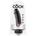 King Cock 8 δονητής (20 εκ) - μαύρο