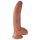 Βασιλιάς Cock 9 με όρχεις δονητής (23 εκ) - καφέ