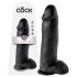 King Cock 12" μεγάλος δονητής (30 εκ.) - μαύρο