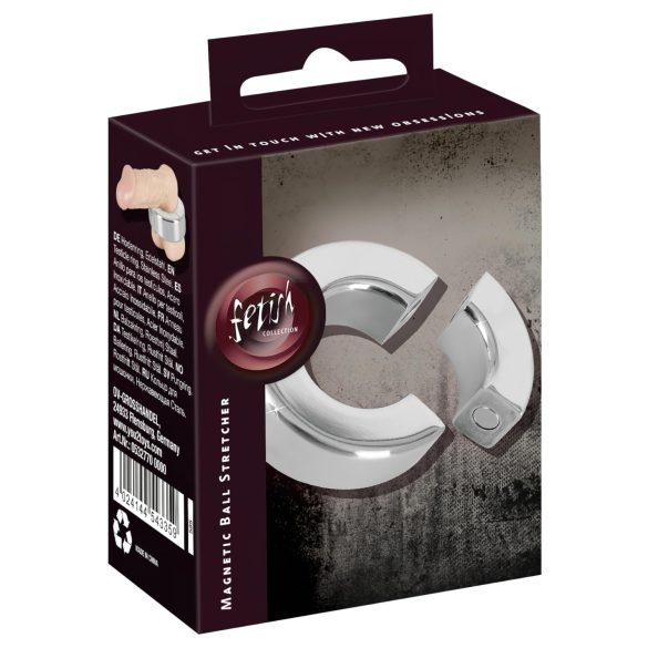 Sextreme - ανδρικό μεταλλικό δαχτυλίδι πέους και όρχεων με μαγνήτη 341g