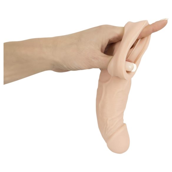 Nature Skin - προφυλακτικό πέους με δακτύλιο - διάφανο σιλικόνη