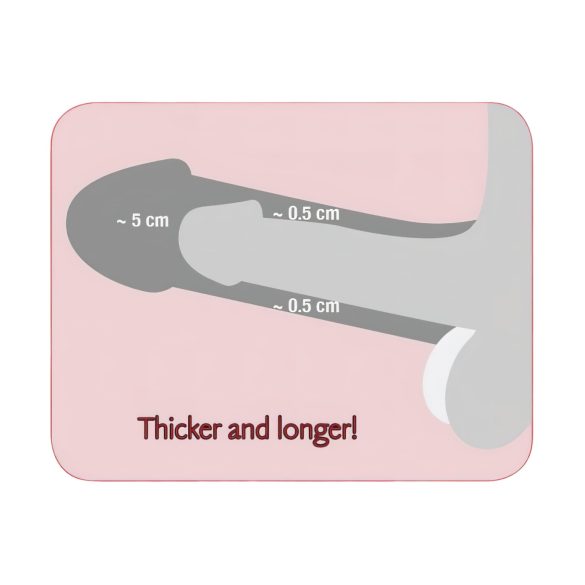 Nature Skin - προφυλακτικό πέους με δακτύλιο - διάφανο σιλικόνη