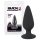 Βελούδινη Απόλαυση - Βαρύ 40g anal plug (μαύρο)