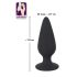 Βελούδινη Απόλαυση - Βαρύ 40g anal plug (μαύρο)