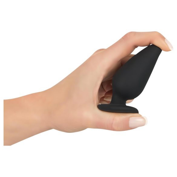 Black Velvets - πρωκτική σφήνα βάρους 75g - σιλικόνη μαύρο