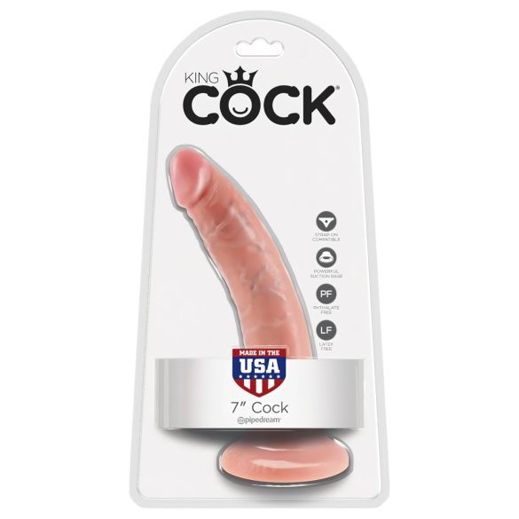 King Cock 18εκ ομοίωμα πέους - φυσικό