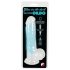 You2Toys Glow in the Dark - φωσφορίζον δονητής με βεντούζα (μπλε)