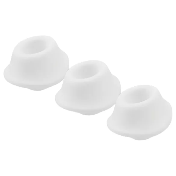 Womanizer Premium M - ανταλλακτικά καλύμματα αναρρόφησης - λευκό (3 τεμ)