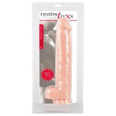   realistixxx - δονητής μεγάλος 3XL - ρεαλιστικός, 42cm, φυσικό χρώμα