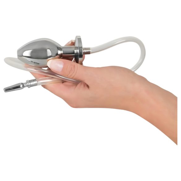 Piss to Ass Plug - διπλό βύσμα πρωκτού με ουρηθρικό διαστολέα - κοίλος