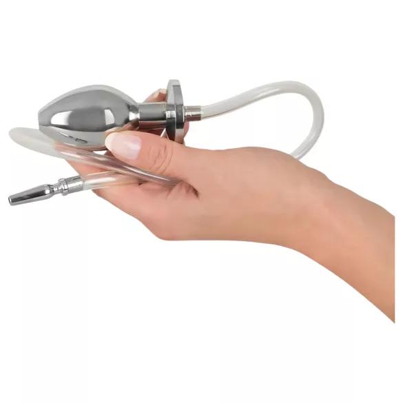 You2Toys - Piss to Ass Plug - κούφιο πρωκτικό βύσμα με διαστολέα ουρήθρας