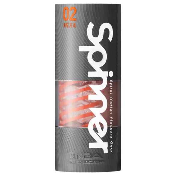 TENGA Spinner Hexa - ανδρικό αυτοϊκανοποιητής (διάφανο)