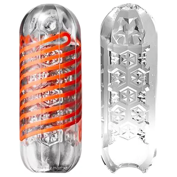TENGA Spinner Hexa - ανδρικό αυτοϊκανοποιητής (διάφανο)