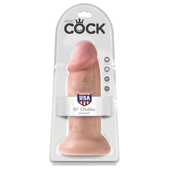 Κing Cock 10 Δονητής (25εκ) - Φυσικό
