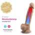 Silexd 7 - δονητής με βεντούζα - 17,5cm - φυσικό χρώμα