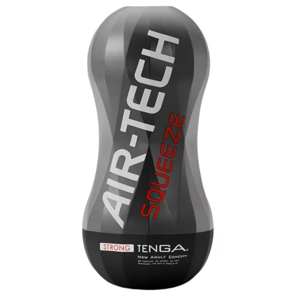 TENGA Air-Tech Squeeze Strong - ανδρικός αυνανιστής με ισχυρή αναρρόφηση - μαύρο