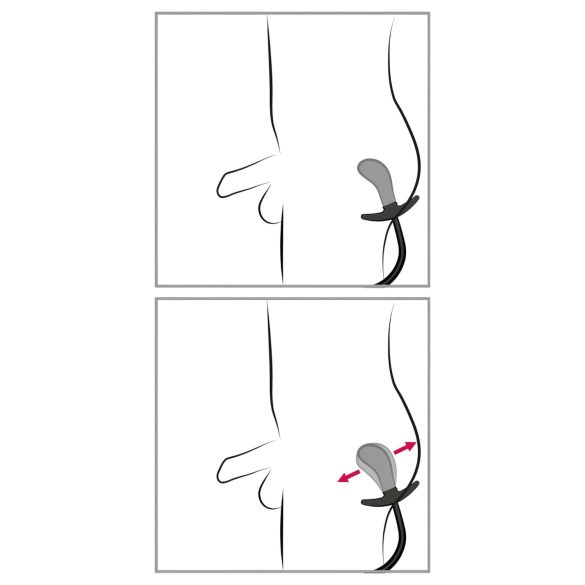 You2Toys - φουσκωτό πρωκτικό βύσμα με μπίλιες - μαύρο