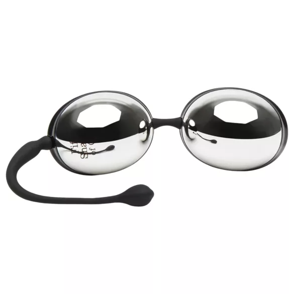 Fifty Shades of Grey - μπίλια kegel για γυναίκα - ασημί