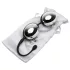 Fifty Shades of Grey - μπίλια kegel για γυναίκα - ασημί