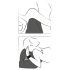 You2Toys Love Cushion - Φουσκωτό Σέτ Ερωτικού Μαξιλαριού (Μαύρο)