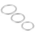 You2Toys Metallic - σετ δαχτυλιδιών πέους σιλικόνης (3 τεμάχια)