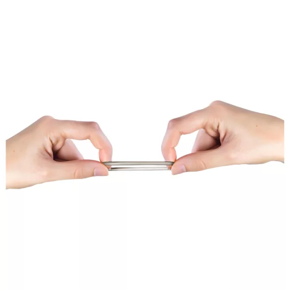 You2Toys Metallic - σετ δαχτυλιδιών πέους σιλικόνης (3 τεμάχια)
