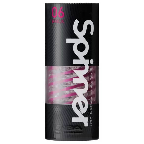 TENGA Spinner Brick - ανδρικό αυνανιστήρι - διαφανές