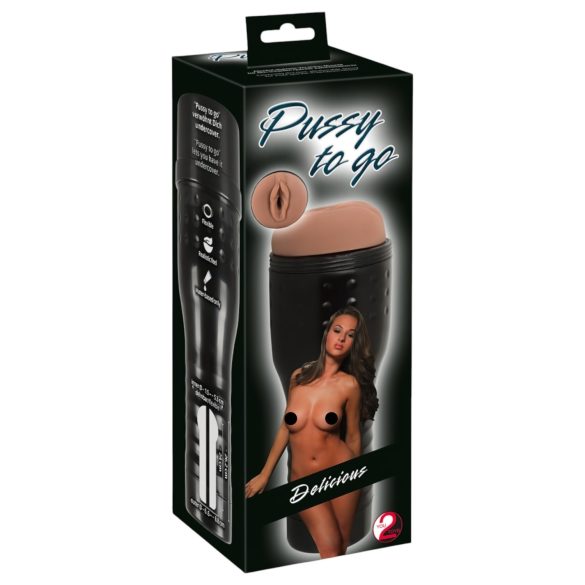You2Toys Pussy to Go Delicious - Οπή Απόλαυσης (σκούρο φυσικό)