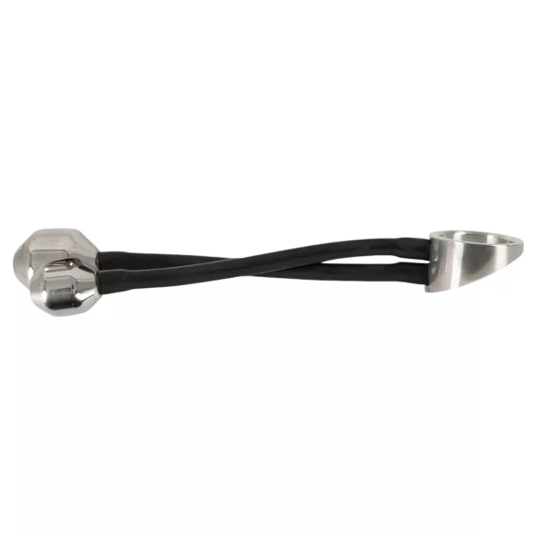 You2Toys - δαχτυλίδι πέους με πρωκικό βάρος - σιλικόνη μαύρο