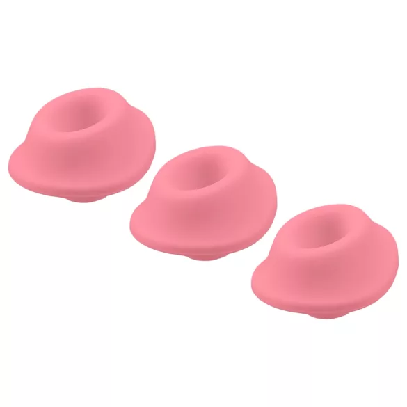 Womanizer Premium Eco - ανταλλακτικά καπάκια αναρρόφησης - ροζ (3τμχ)