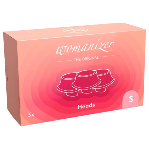 Womanizer Premium Eco - ανταλλακτικά καπάκια αναρρόφησης - ροζ (3τμχ) - L