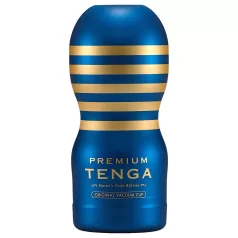   TENGA Premium Original - ανδρικό masturbator μίας χρήσης - μπλε