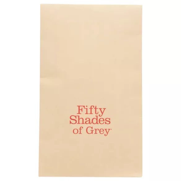 Fifty Shades of Grey - σετ γιακάς & τσιμπίδες θηλής - μαύρο/κόκκινο