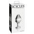 Icicles No. 25 - κωνικό γυάλινο πρωκτικό βύσμα (διάφανο)